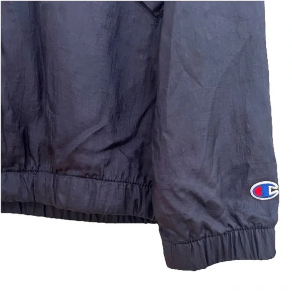 Champion Colorblock 90s Y2K Windbreaker Full Zip Jacket Adult Medium Nylon Retro - Picture 6 of 13
